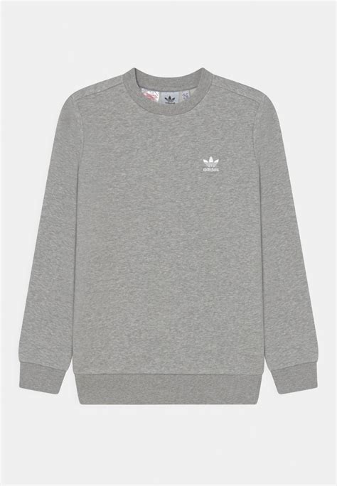 adidas originals sweatshirt medium grey heather|More.